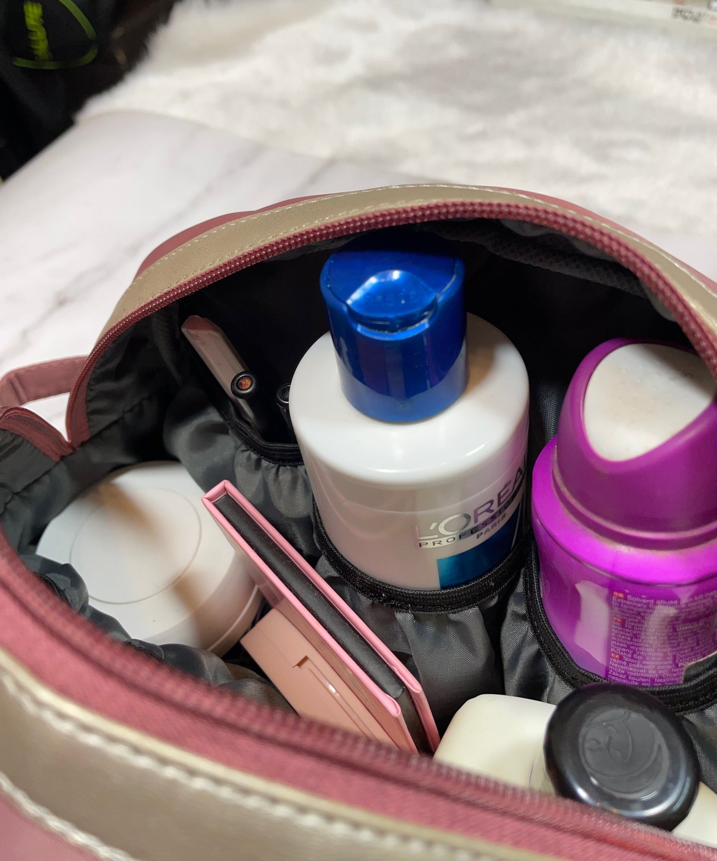 Bohomia Packeasy Toiletry Bag- Burgundy image 4