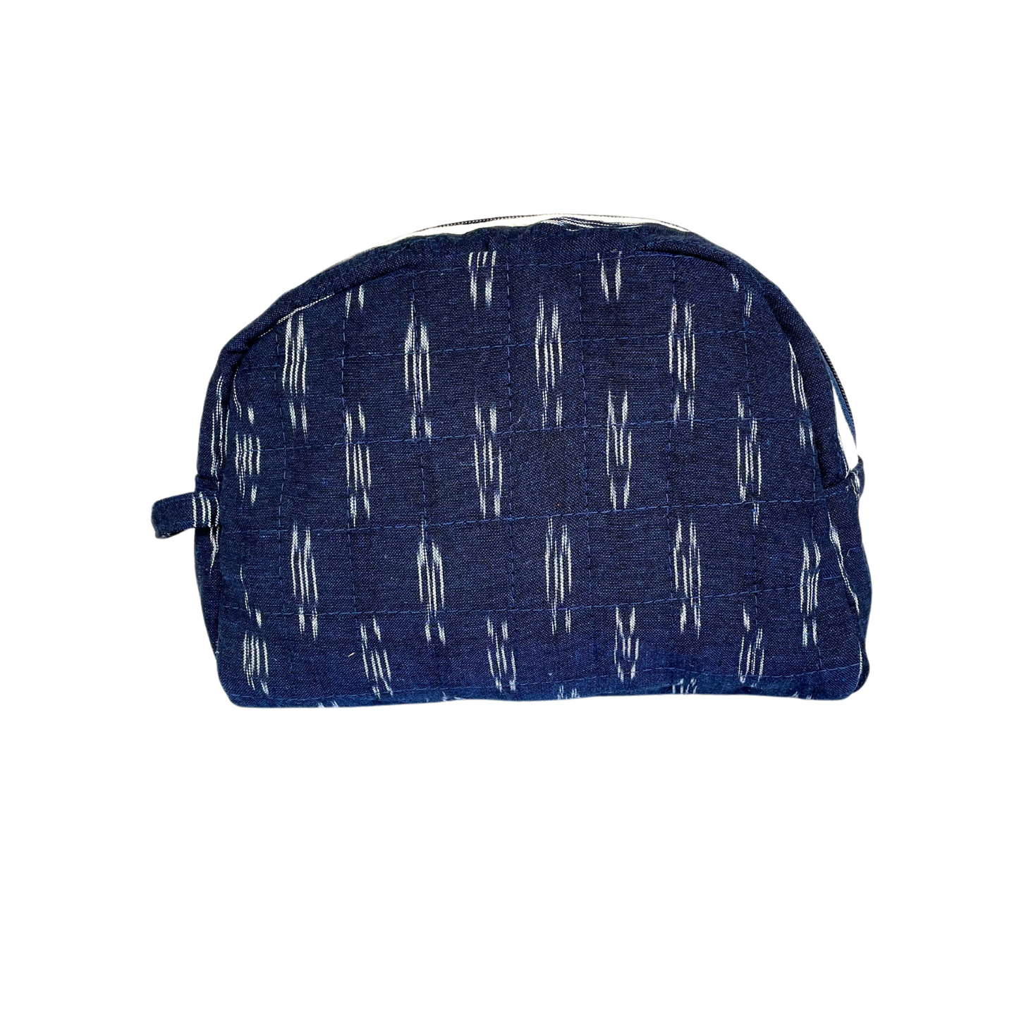 Grassroots Bohomia Ikkat Packeasy Toiletry Bag-NAvy blue image 2