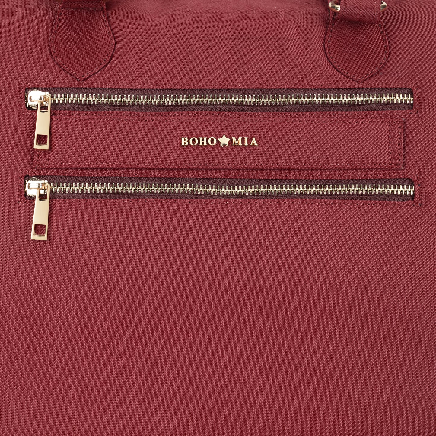 Cabin Tote Midi In Burgundy image 5