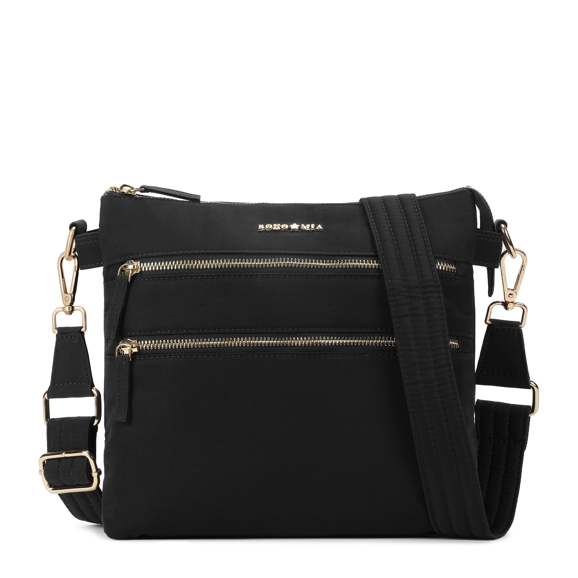 Tripper Crossbody/Sling Bag (Metal Zip) Black image 0