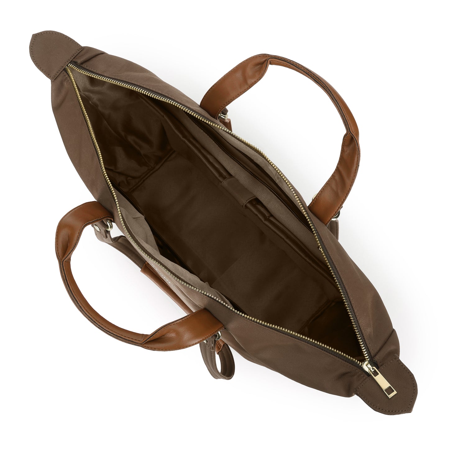 Cabin Tote Midi In Dark Brown image 5