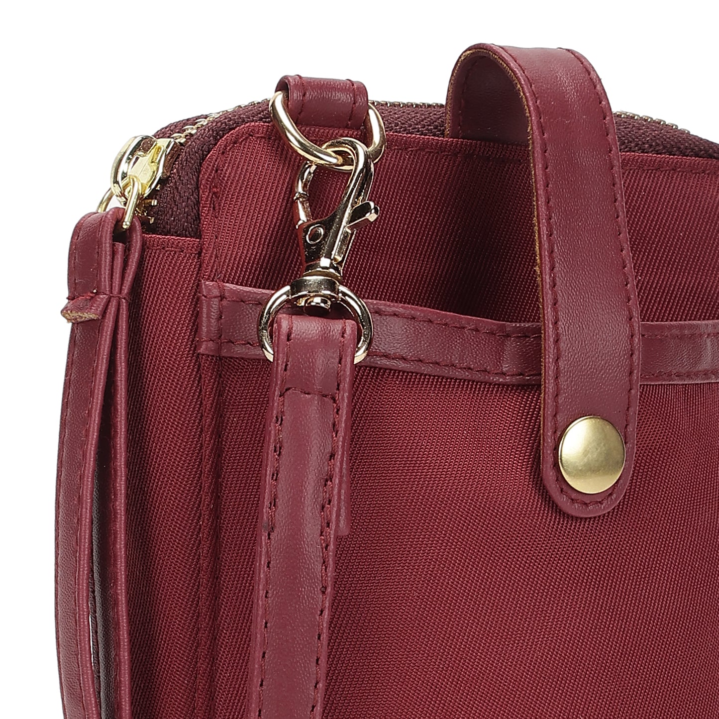 Breeze Mobile Sling Wallet (Burgundy)