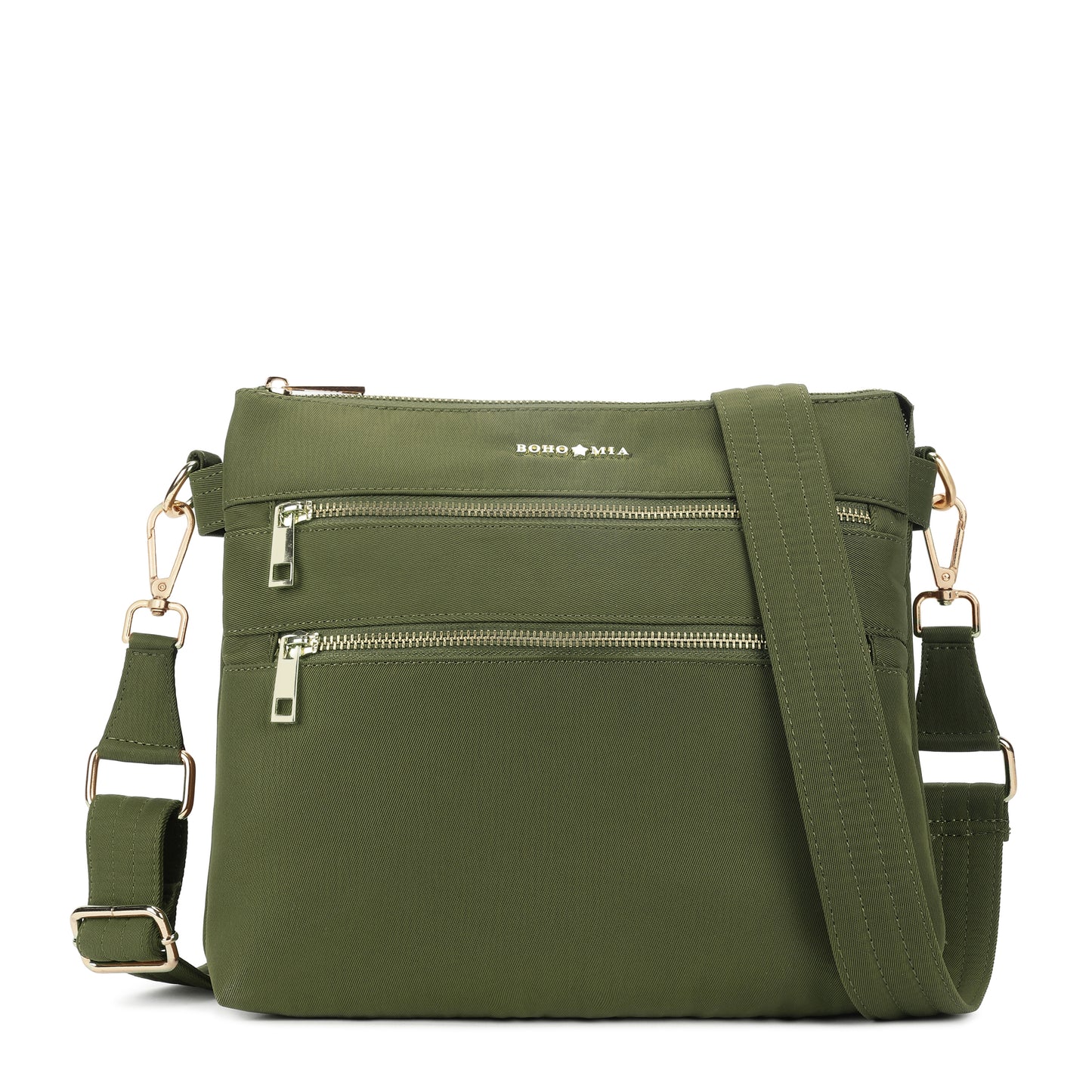Tripper Crossbody/Sling Bag (Metal Zip) Black