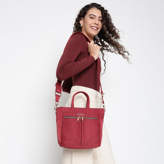 Wanderer Crossbody/Sling Bag - Burgundy