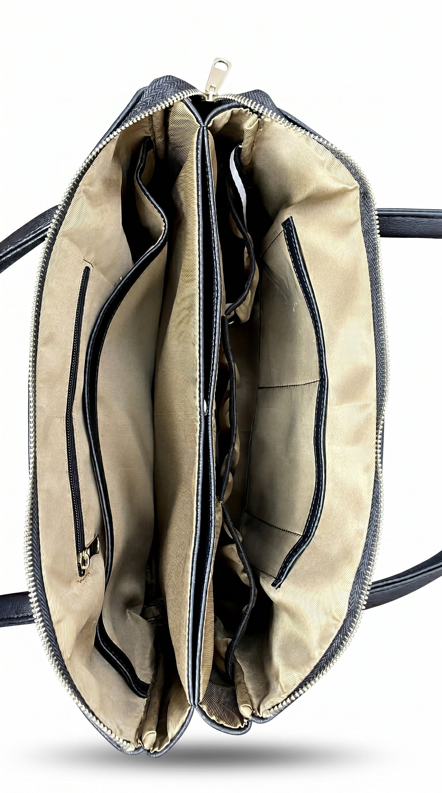 Bohomia City Tote (Black) | Medium Size Work Tote for Women | Fits iPad & MacBook Air