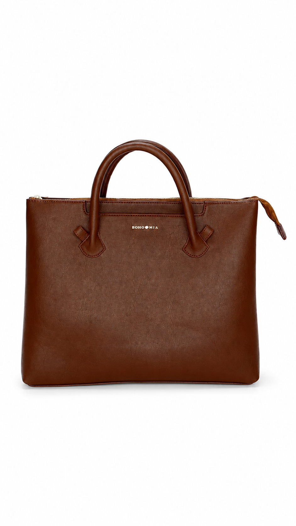 Bohomia Metropolitan Totepack (Light Brown) - 3 Way Carry Work Tote with Laptop Compartment + 8 Pockets