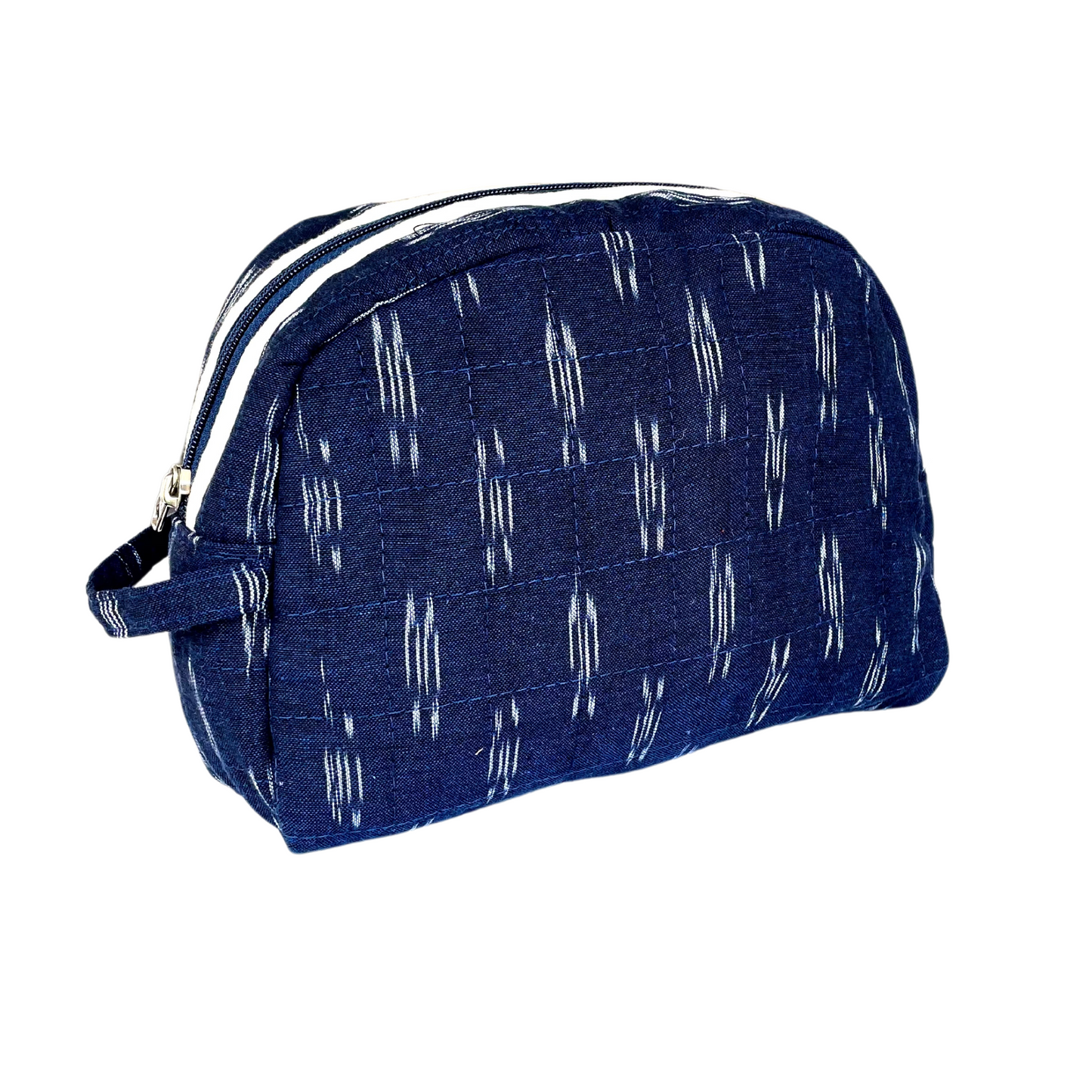 Grassroots Bohomia Ikkat Packeasy Toiletry Bag-NAvy blue image 0