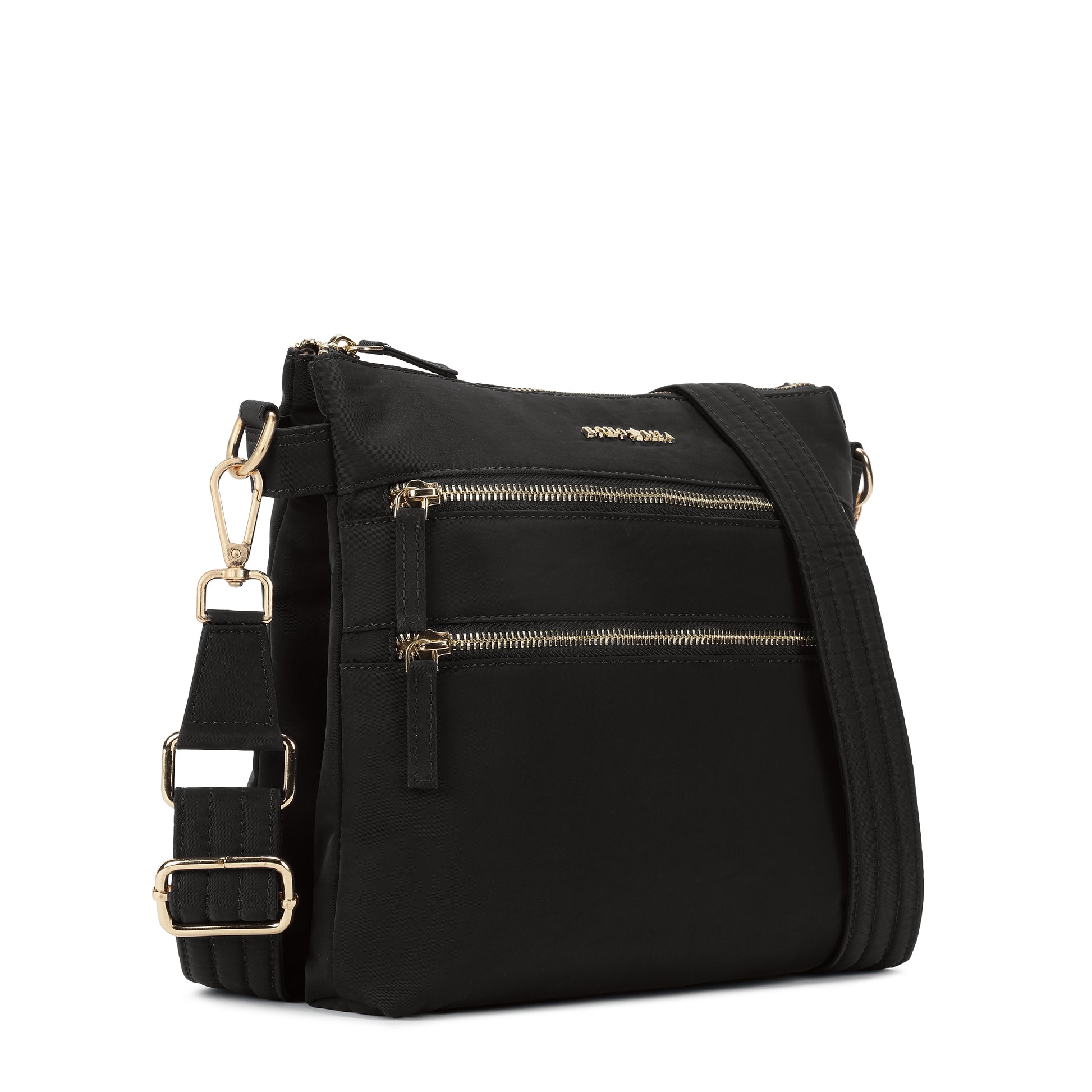 Tripper Crossbody/Sling Bag (Metal Zip) Black image 2