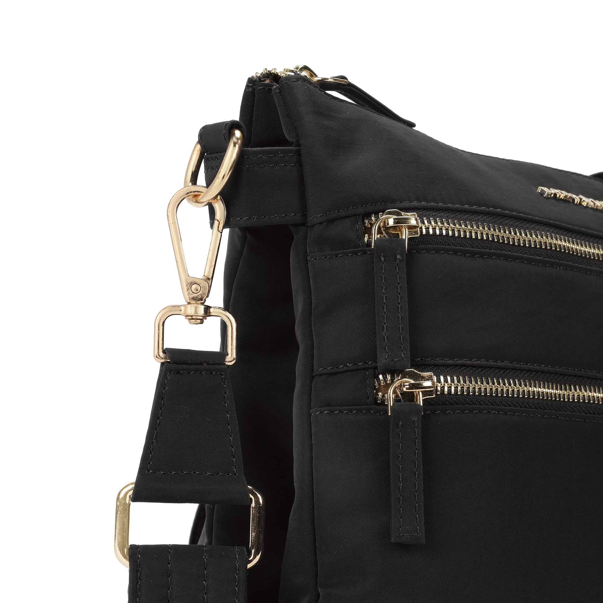 Tripper Crossbody/Sling Bag (Metal Zip) Black image 4