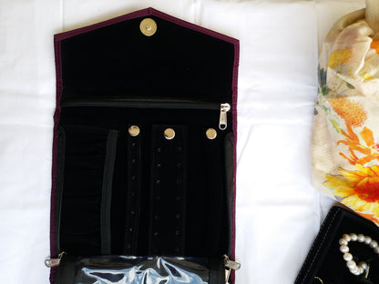 Jewellery Folder -Jewellery Organizer From Bohomia -Red image 5