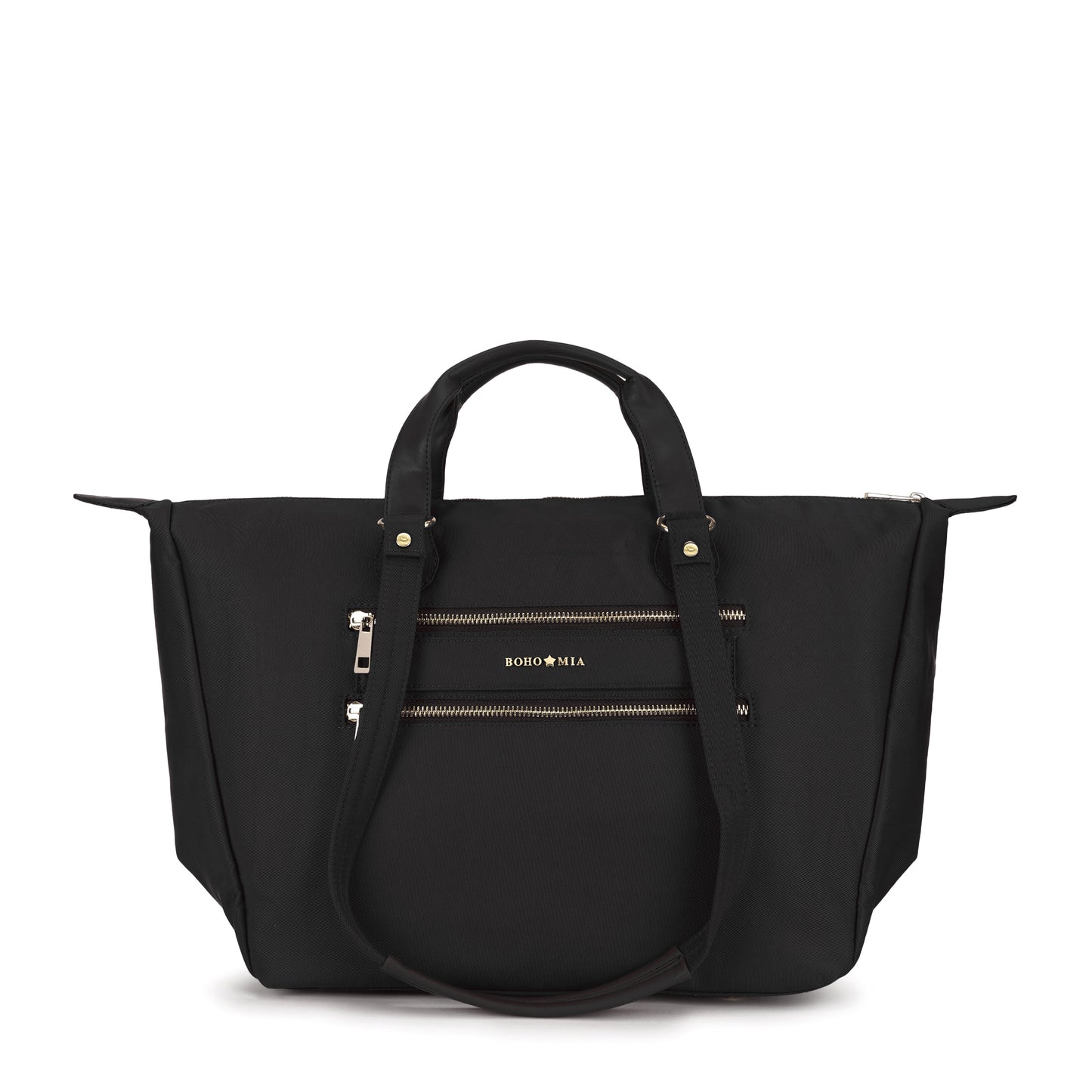 Cabin Tote Midi In Black image 2