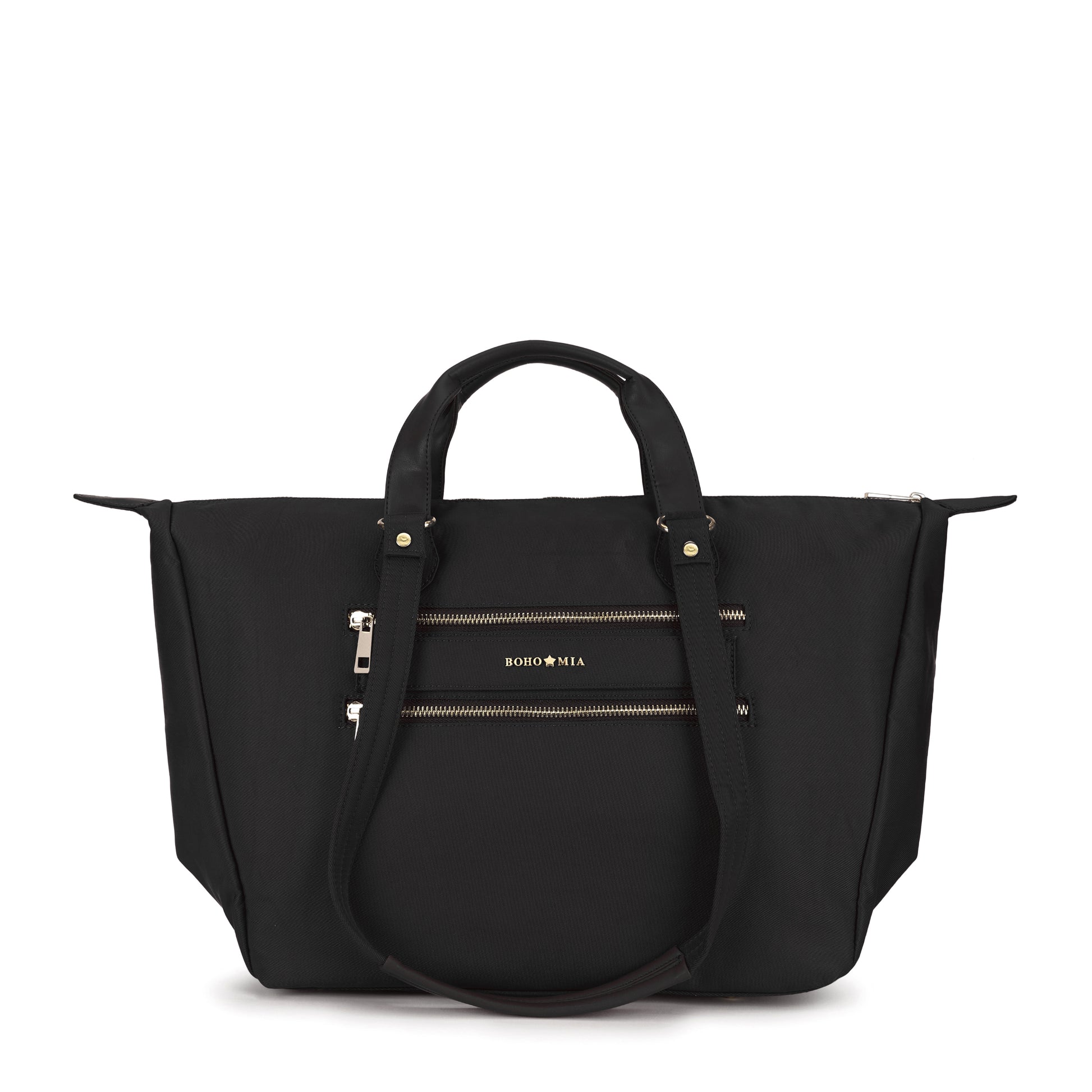 Cabin Tote Midi In Black image 2