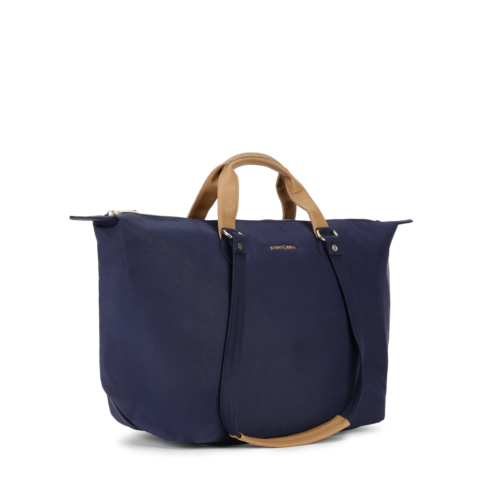 Cabin Tote Midi In Navy Blue image 5