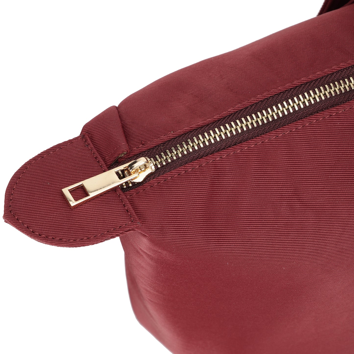 Cabin Tote Midi In Burgundy image 7