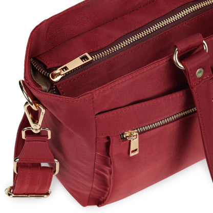 Wanderer Midi Work Bag in Burgundy image 7
