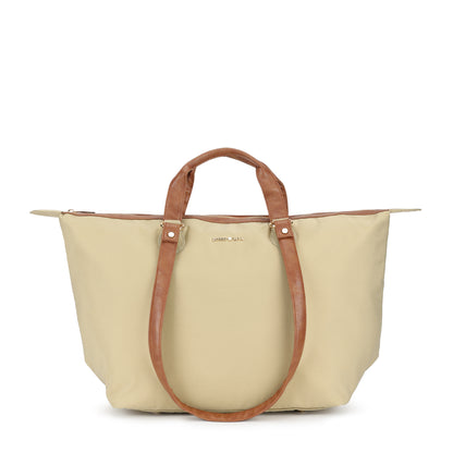 Cabin Tote Midi In Beige image 0