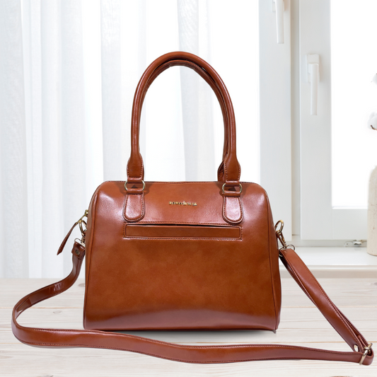 SB bag (Tan) - Vegan Leather image 0
