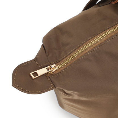 Cabin Tote Midi In Dark Brown image 7