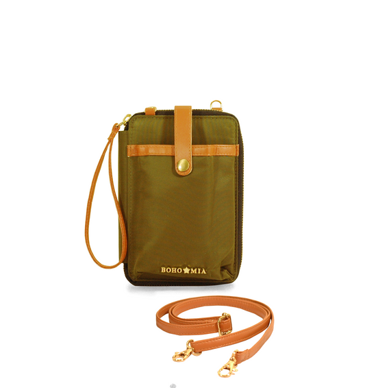 Breeze Mobile Sling Wallet (Olive Green) image 0