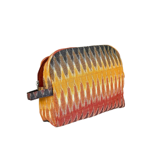 Grassroots Bohomia Ikkat Packeasy Toiletry Bag-Daydream image 0
