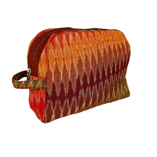 Grassroots Bohomia Ikkat Packeasy Toiletry Bag-Sun Burst image 0