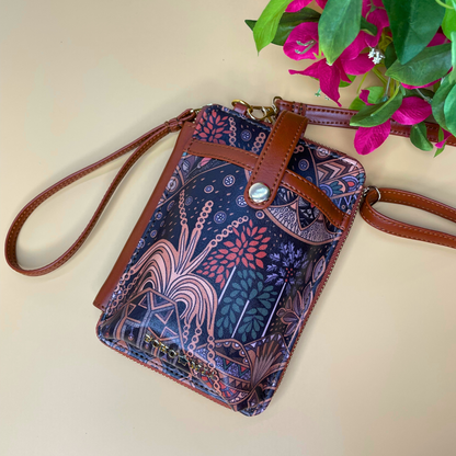 Breeze Mobile Sling Wallet (Bali Print) image 5