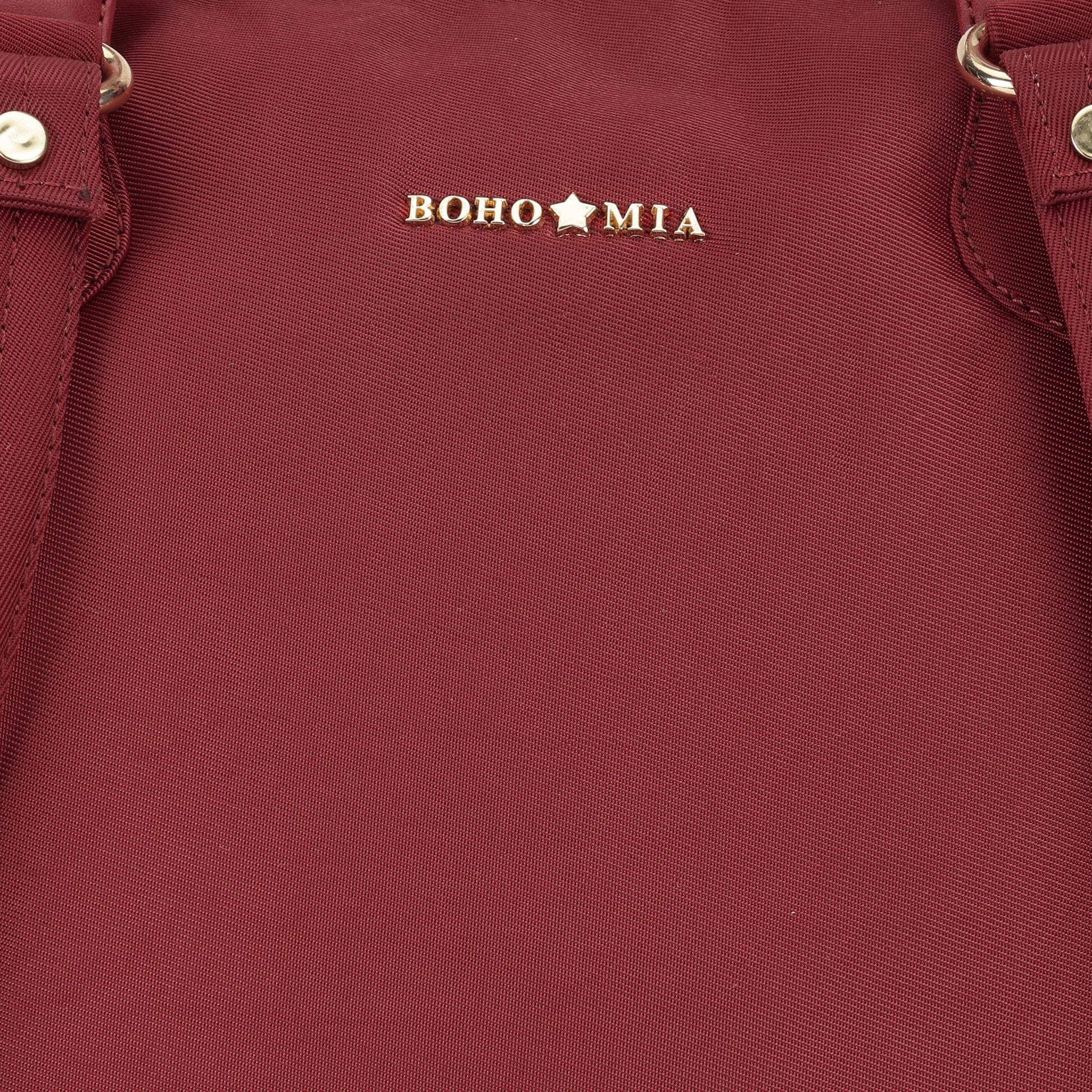 Cabin Tote Midi In Burgundy image 6