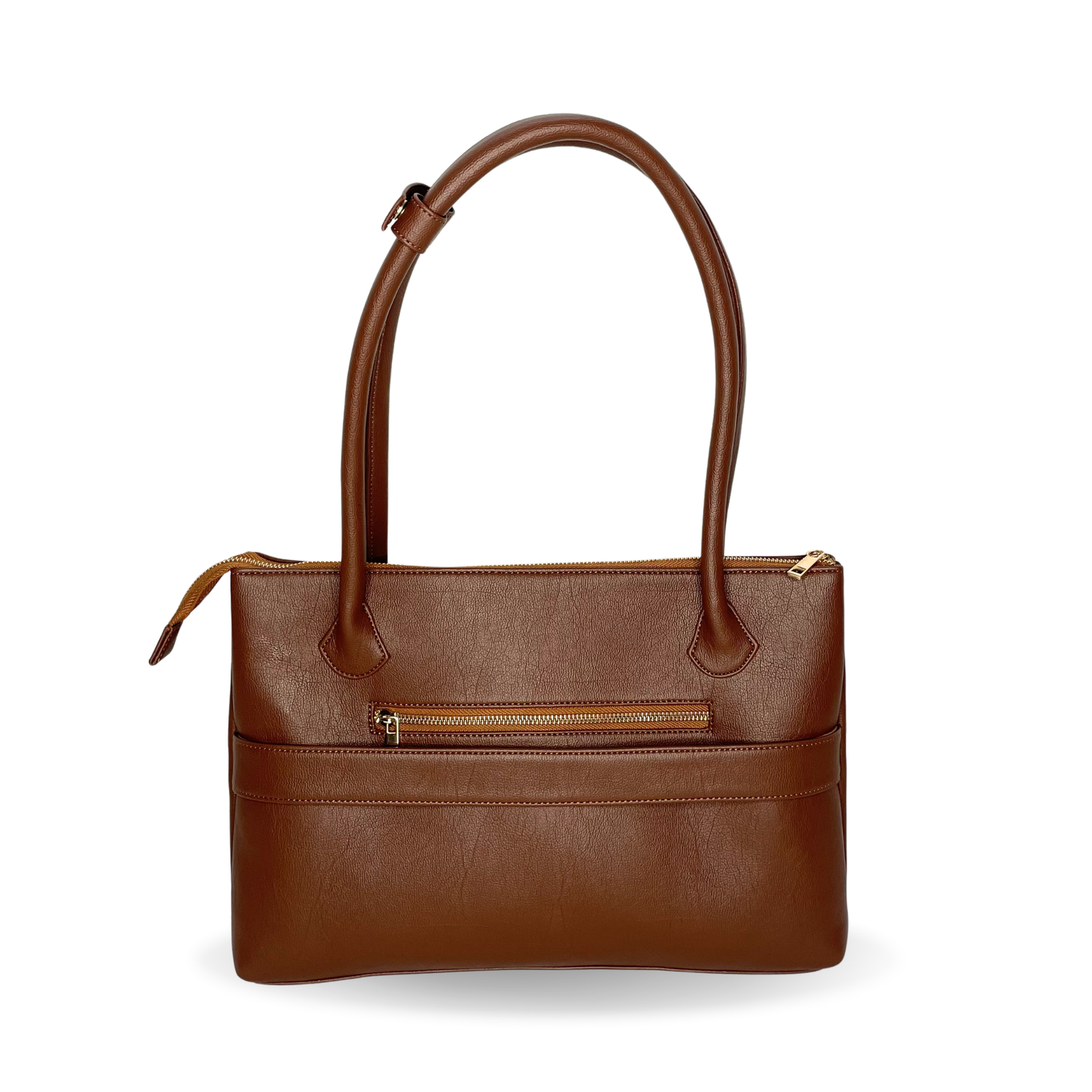 Bohomia City Tote (Light Brown) | Medium Size Work Tote for Women | Fits iPad & MacBook Air