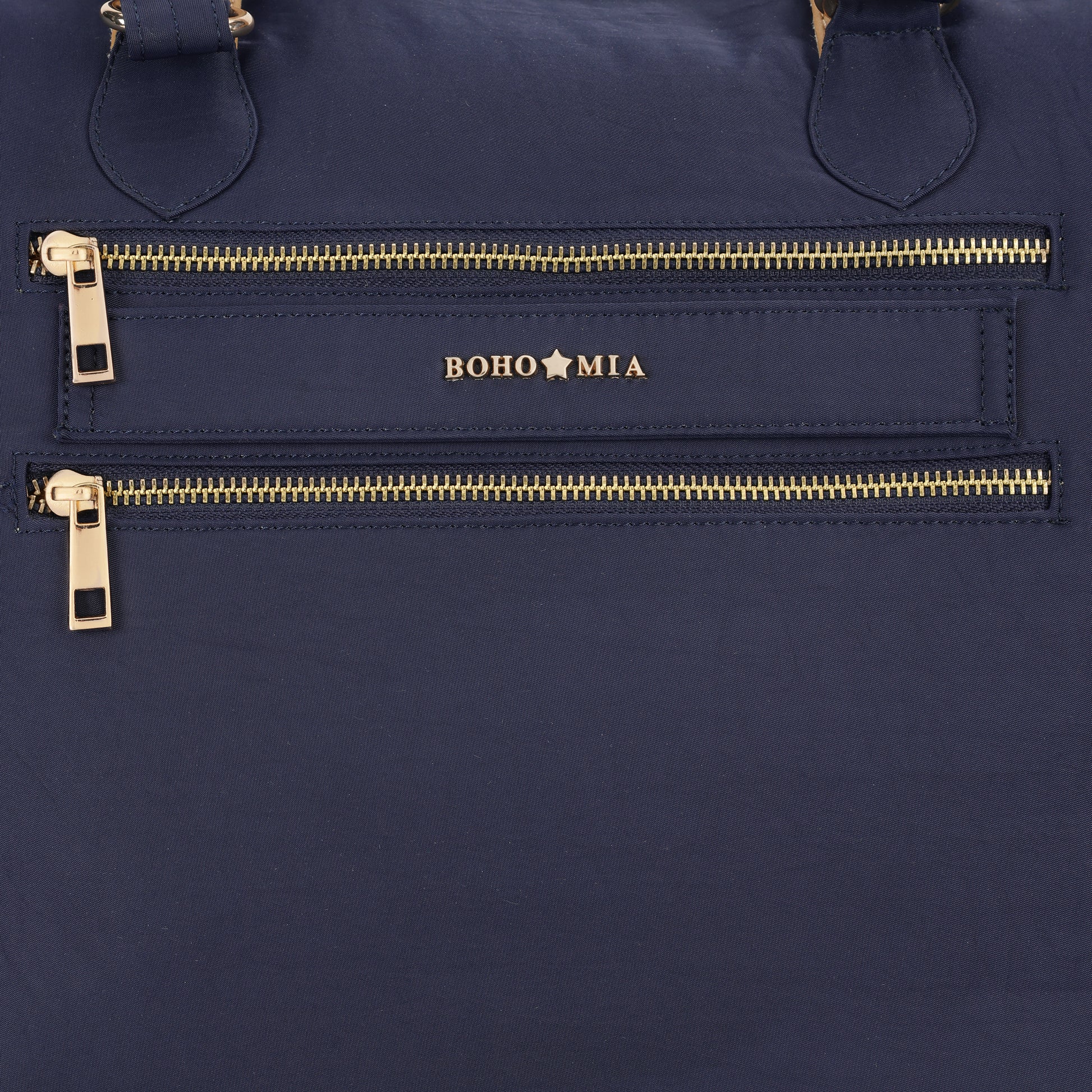 Cabin Tote Midi In Navy Blue image 6