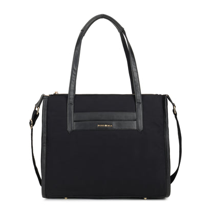 Bohomia All-Day Tote Black (Structured Tote With Laptop Compartment)