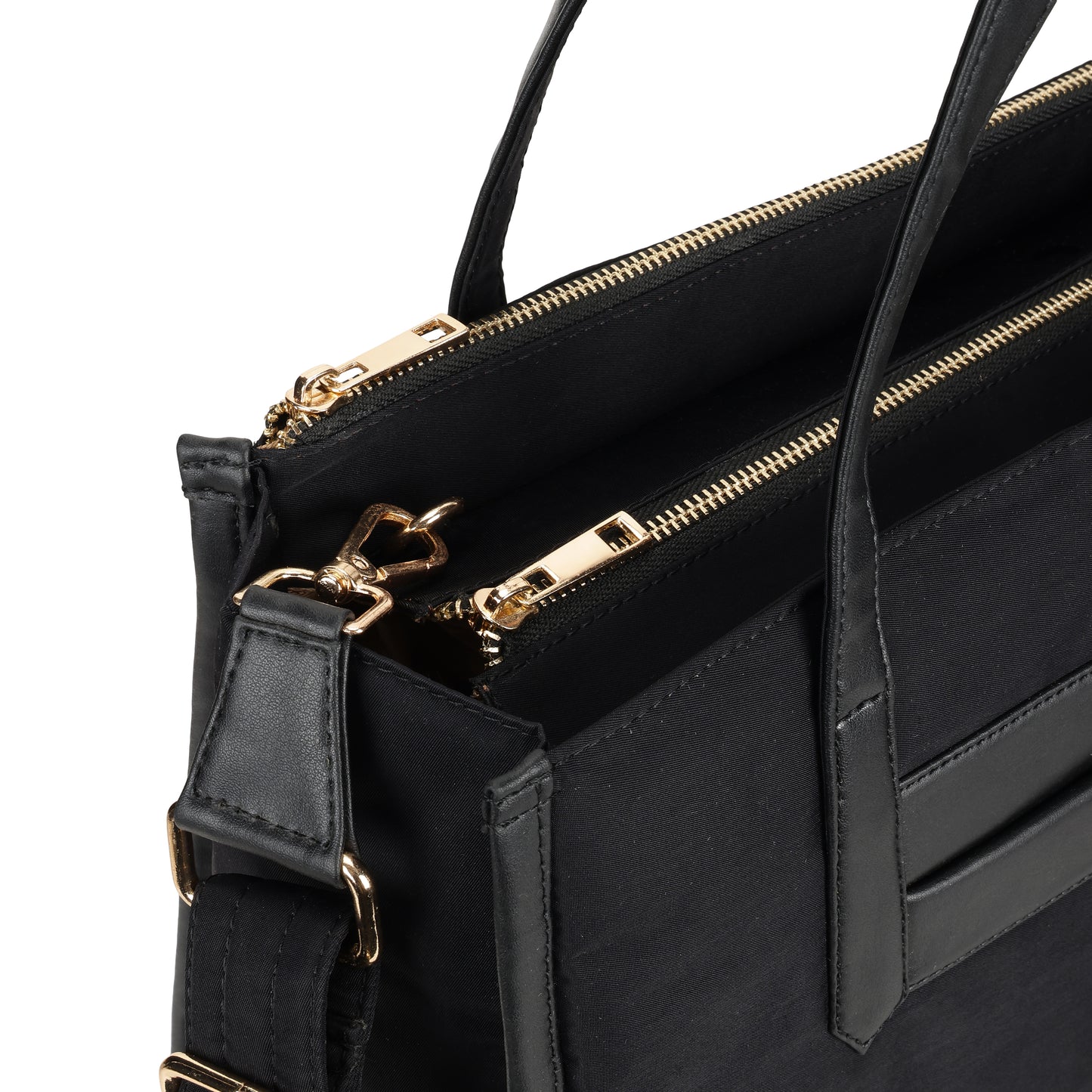 Bohomia All-Day Tote Black (Structured Tote With Laptop Compartment)