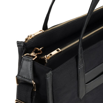 Bohomia All-Day Tote Black (Structured Tote With Laptop Compartment)