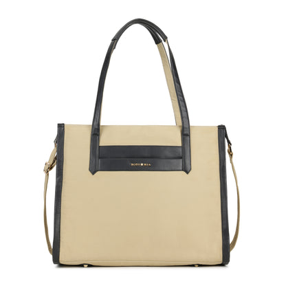 Bohomia All-Day Tote Sand (Structured Tote With Laptop Compartment)