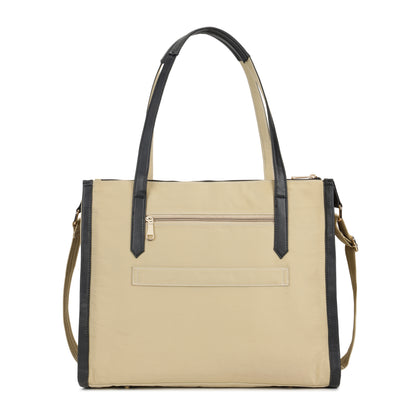 Bohomia All-Day Tote Sand (Structured Tote With Laptop Compartment)