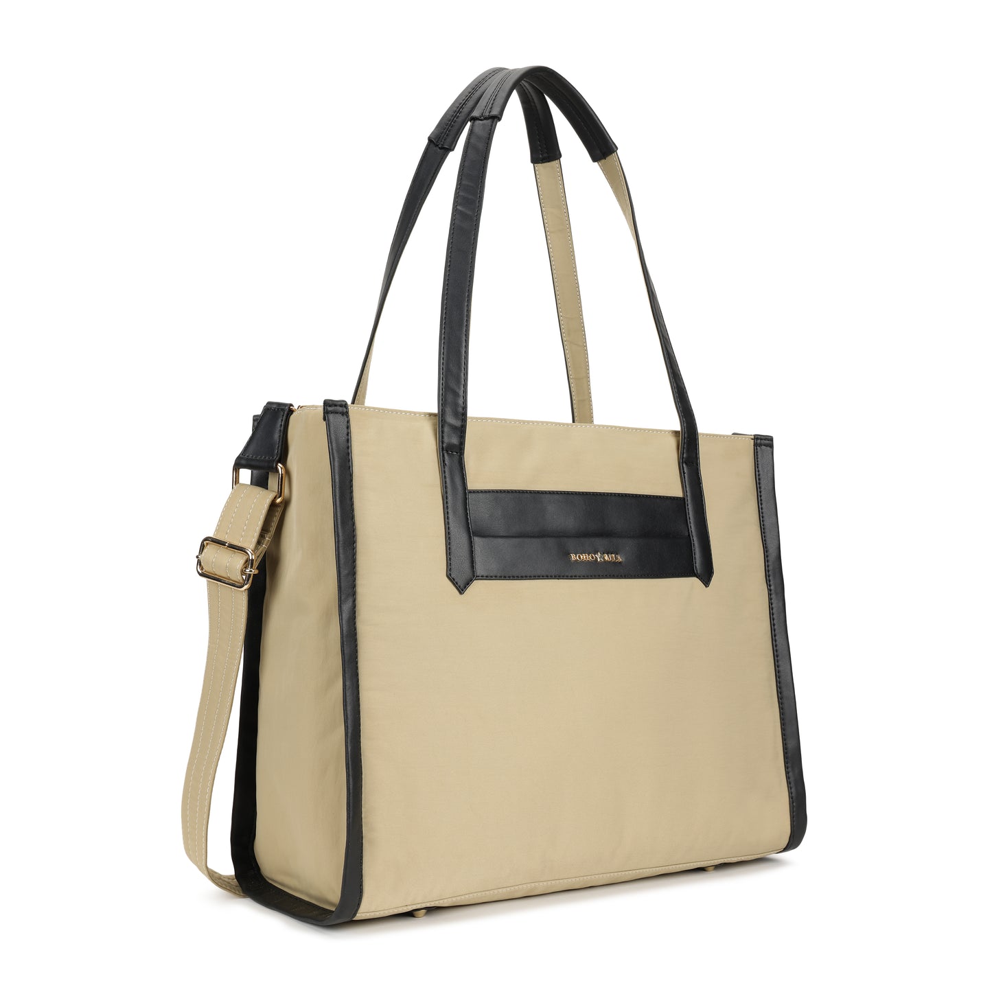 Bohomia All-Day Tote Sand (Structured Tote With Laptop Compartment)