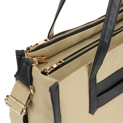 Bohomia All-Day Tote Sand (Structured Tote With Laptop Compartment)