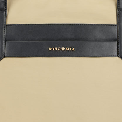 Bohomia All-Day Tote Sand (Structured Tote With Laptop Compartment)