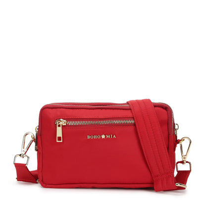 All-Rounder(Red)- Belt Bag/Clutch/Sling Bag