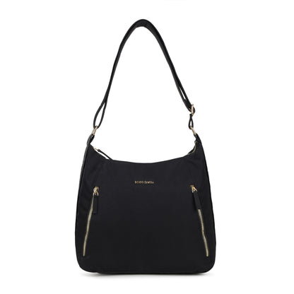 Bohomia Essential Hobo Bag Black (Brand Logo Strap)