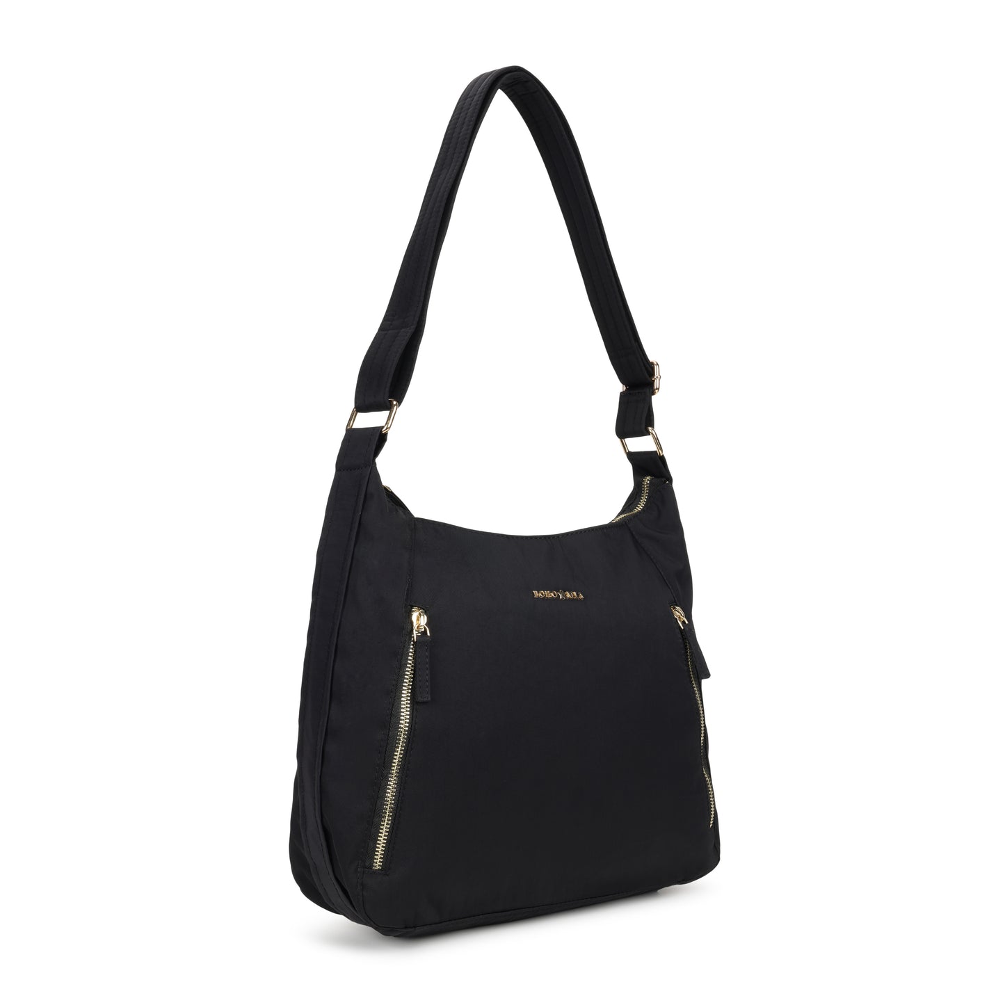 Bohomia Essential Hobo Bag Black (Brand Logo Strap)