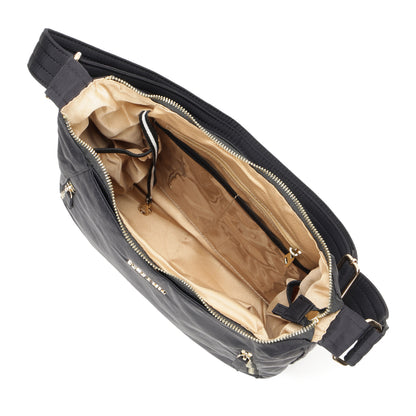 Bohomia Essential Hobo Bag Black (Brand Logo Strap)