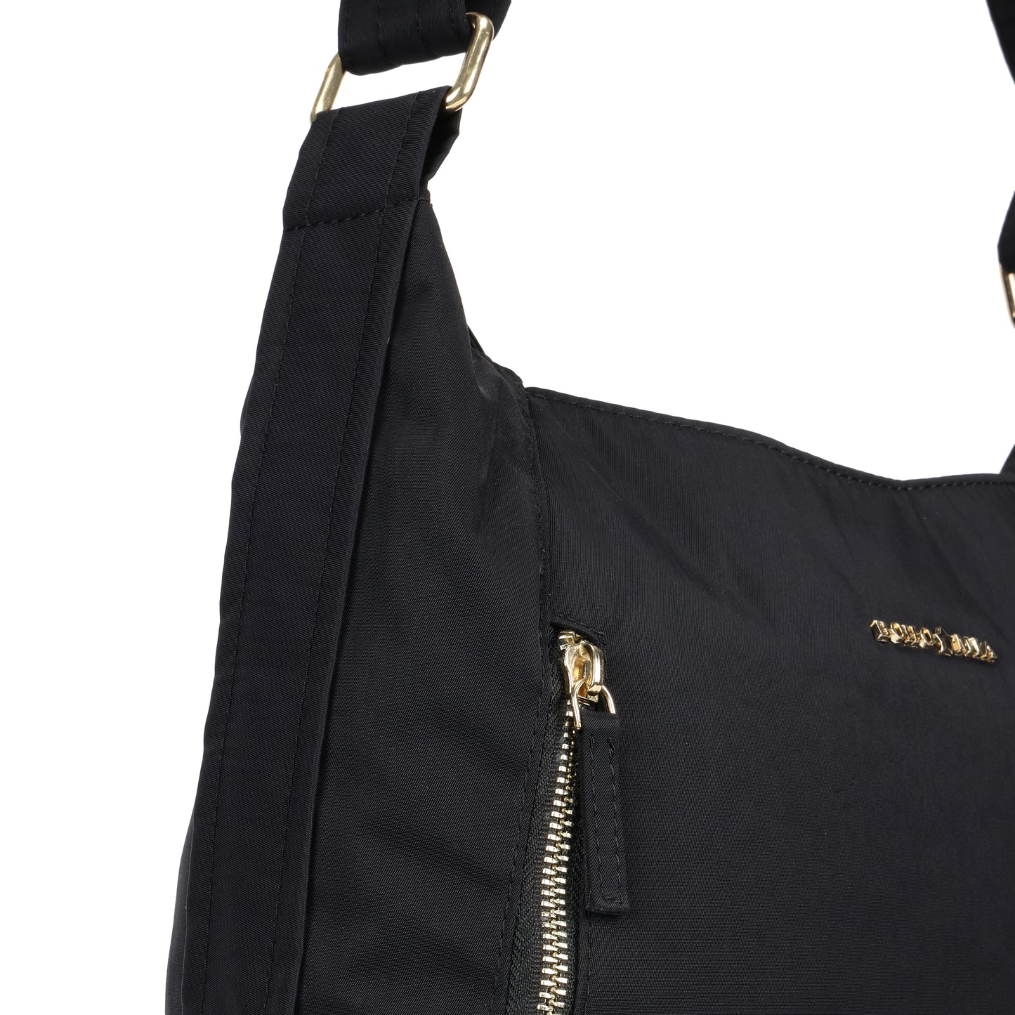 Bohomia Essential Hobo Bag Black (Brand Logo Strap)