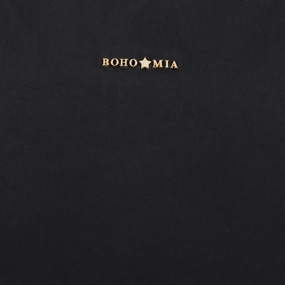 Bohomia Essential Hobo Bag Black (Brand Logo Strap)