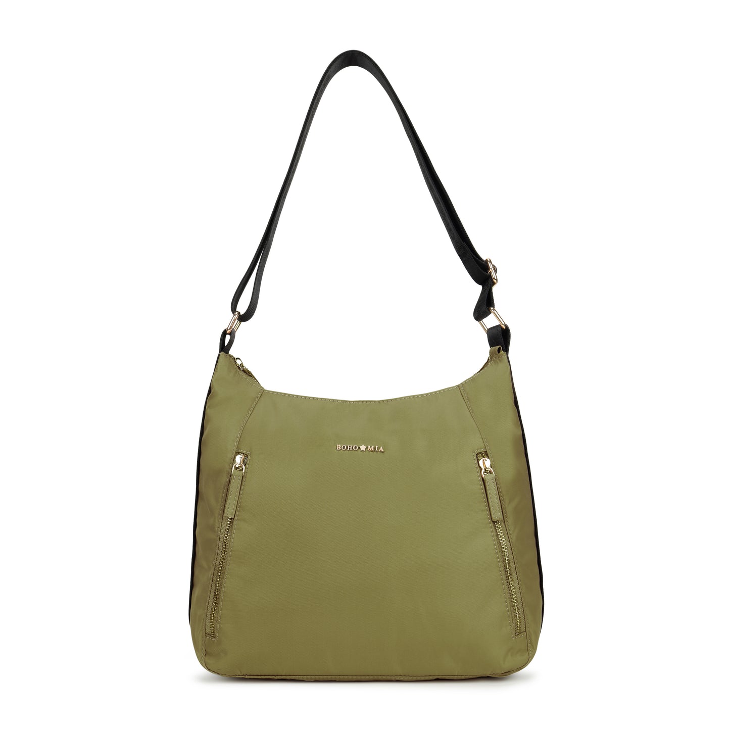 Bohomia Essential Hobo Bag Green (Brand Logo Strap)