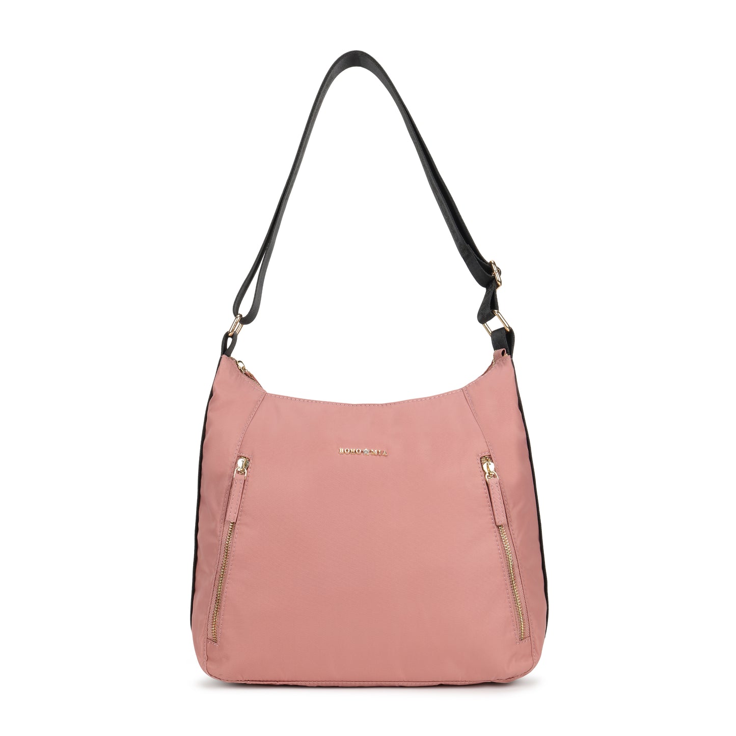 Bohomia Essential Hobo Bag Blush Pink (Brand Logo Strap)
