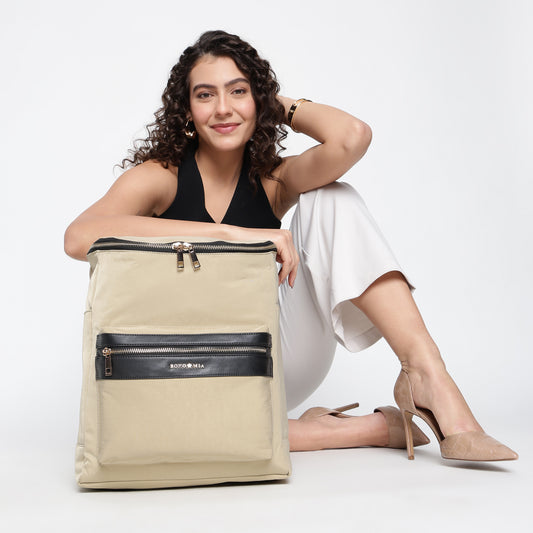 Bohomia Commuter Backpack Sand (Lightweight Nylon)