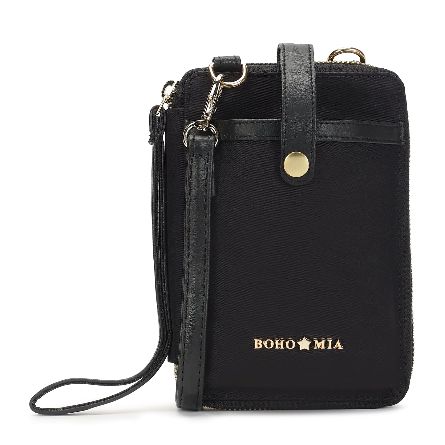 Breeze Mobile Sling Wallet Black