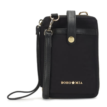 Breeze Mobile Sling Wallet Black