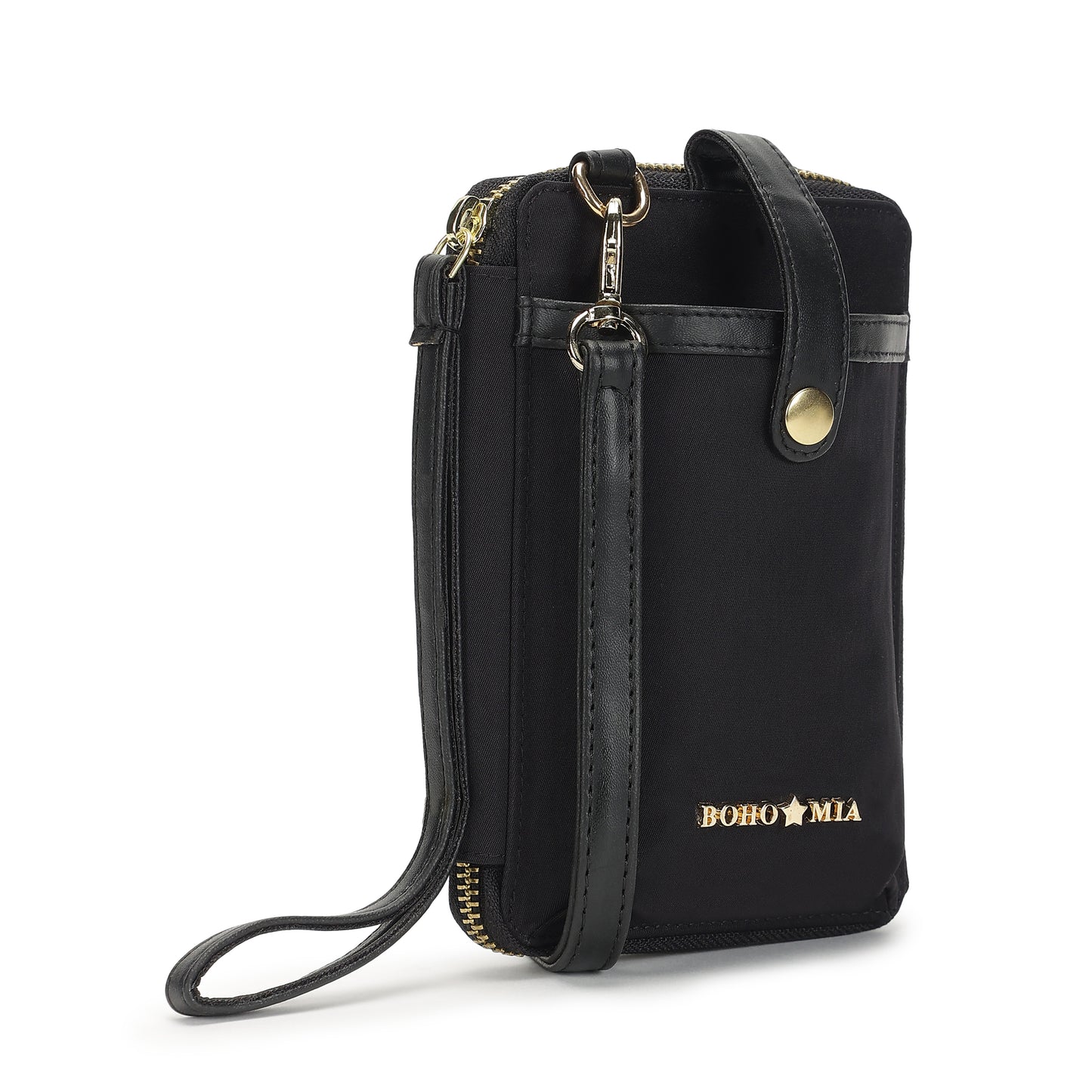 Breeze Mobile Sling Wallet Black