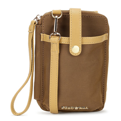Breeze Mobile Sling Wallet Khaki